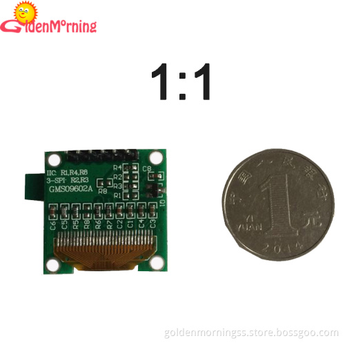0.96" OLED Display module, yellow and blue color